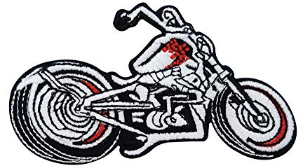 Finally Home Motorrad Biker Bügelbild Patch zum Aufbügeln | Patches für Lederwesten, Aufbügelmotive