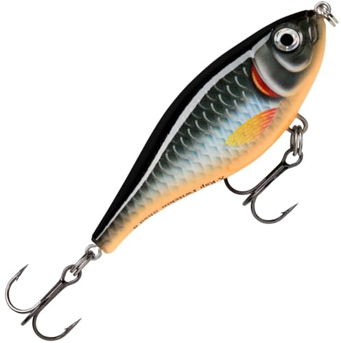 Rapala - X-Rap Twitchin’ Shad Angelköder - Angelzubehör mit durchscheinendem Körper - Salzwasser Spinnköder - Lauftiefe 0.3-0.6m - Fischköder 8cm, 13g - Hergestellt in Estland