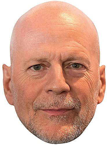 Bruce Willis (Stubble) Maske aus Karton