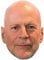 Bruce Willis (Stubble) Maske aus Karton