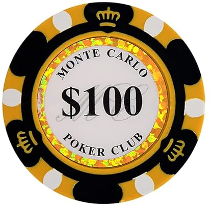 Monte Carlo-Chips, 14 g, 50 Stück