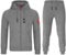 MOOSELINE Herren Jogginganzug Trainingsanzug Sportanzug (2XL, Hellgrau)