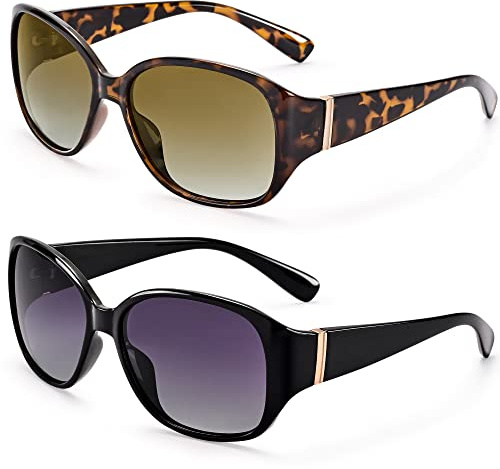 EYEGUARD Polarized Sunglasses for Women Retro Vintage Driving Sun glasses UV400 Protection