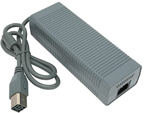 linxiaojix Fuente de Alimentación, 185-265V Consola de Juegos Adaptador de Corriente Práctico Estable Buen Reemplazo con Cable de Alimentación para 360(#1)