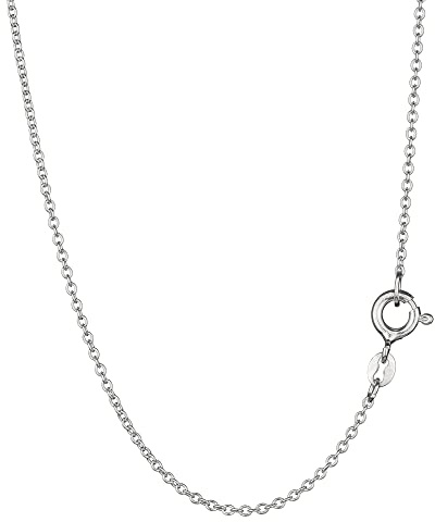 NKlaus 42cm Ankerkette 925 Silber elegante Halskette filigrante Breite 1,2mm Collier 1,3g federleicht 8356