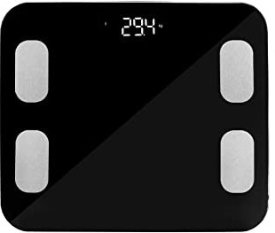 Digitale Personenwaage mit Bluetooth / App, Körperanalysewaage Körperfettwaage - bis 150kg, 100g-Messungen