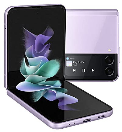 Samsung Galaxy Z Flip3 5G Smartphone Sim Free Android Folding phone 256GB Lavender (UK Version)