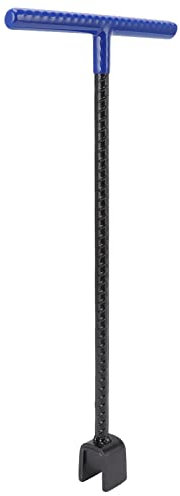 Garosa Clé à clé Multifonction en Acier pour Compteur d'eau avec Poignée en T avec Outil Utilitaire 4 Voies pour Vannes, Robinets, clé de Vanne D'arrêt d'eau Principale (Bleu)