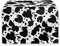 HUIACONG White Black Camo Toaster Cover Cow Print Kitchen Toaster Cover 4 Slice Washable Bakeware Protector Bread Machine Dust Protection Cover Fits for Most 4 Slice Long Slot Toasters