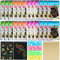 Tczecoo Kratzbilder für Kinder,24 Stück Regenbogen Kratzpapier Kratzbücher,Scratch Art Notizbücher für Kinder,DIY Kratzzeichnung Graffiti Set mit Holzstifte Schablonen