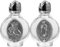 Yardwe 2 botellas de agua bendita vacías de aceite sagrado, botella de cristal, botella de agua, botella de agua para bautizo para llenar para iglesia, viajes, regalos plata