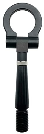 Simoni Racing TWN Gancio Traino Anello Rigido in Alluminio di Colore Nero