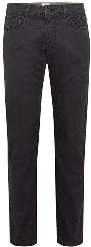 camel active Herren Regular Fit 5-Pocket Hose schwarz, menswear-33/32