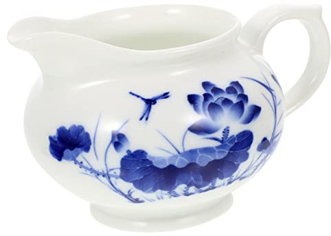 CAXUSD Elegant White Porcelain Gravy Boat for Sauces Dips Condiments for Dining