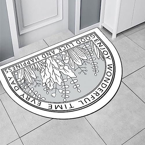 Guest Ruyunlai Tappeto Porta Zerbino Zerbini Per Ingresso Arredamento Casa Mezzaluna Per Esterno Interno Tappeti Grandi Dimensioni erba bianca 80x160cm