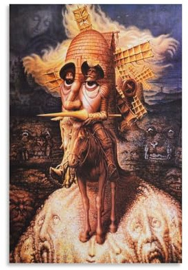 Optische Täuschung von Salvador Dalí Maler, Poster, Bild, Druck, Leinwand, Wandfarbe, Kunstdekoration, moderne Heimkunstwerke, Geschenkidee, 50 x 75 cm