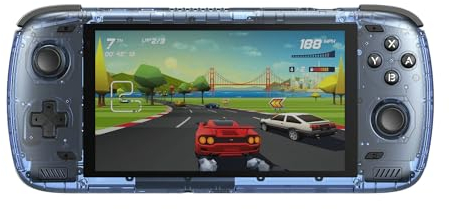 AYN Odin 2 Max Android handheld gaming with high performance Snapdragon 8 Gen 2 Octa-core CPU, Adreno 740 GPU, 16GB RAM, 512GB storage, 6 1080p screen, Wi-Fi 7, Android 13, HDMI.