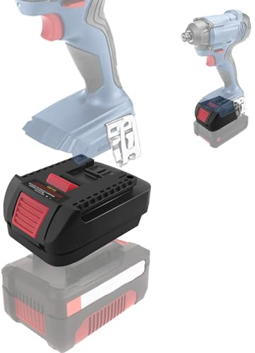 Adattatore per batteria Einhell per batteria Bosch, per Einhell 18 V in per batterie Bosch 18 V Professional GBA, compatibile con utensili elettrici Bosch