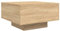 vidaXL Mesa de Centro con Luces LED Roble Sonoma 55x55x31 cm