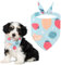 Voarge Hundeschal,Klassisches Kariertes Hundehalstuch, Bandana für Hund,Waschbare Halsdreiecke für Kleine Mittlere und Große Hunde Katzen (Erdbeer-Schal, S)