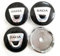 NOLLAM 4 Stück Nabendeckel für Dacia Duster Logan Sandero Lodgy 60mm Radnabendeckel Felgendeckel Radnabenkappen Felgenkappen Nabenkappen Wheel Caps Radnabenabdeckung