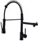 Grifo for fregadero de cocina con rociador desplegable, grifo de cocina con resorte giratorio de 360° de arco alto, grifo monomando de cocina de agua fría y caliente de latón macizo con 2 modos de roc