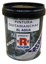 ROCHASTAIN QUITAMANCHAS AL AGUA-Pintura Quitamanchas para techos y paredes.Rápido secado y fácil aplicación.Cubre manchas de nicotina, grasa, hollín, cartón, yeso, manchas de humedad secas, etc.750ml