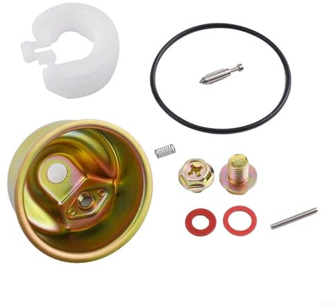 Kit carburatore per GX120 per GX160 GX200, per generatori, falciatrici, pompe ATV, perno di tenuta della guarnizione del galleggiante della ciotola dell'ago