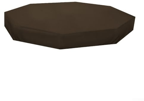 ARMYJY Sandpit Cover, Octagon Sandboxes Cover for PROTECTION Pool Cover 210D Sandbox for PROTECTION For Furniture Sandbox Cover(coffee)