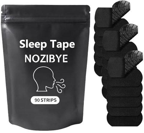 Nozibye Mouth Tape, Mundpflaster Schlafen für den Schlaf - 90 Stück Mouth Tape for Sleeping