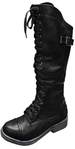 Stivaletti Donna Estivi Stivali Donna con Tacco Basso Anfibi Uomo Stivali Texani Donna Tacco Basso Texani Donna Stivaletti Bassi Donna Texani Donna Stivali da Neve Stivali A