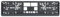 XSSJXMDJ 2pcs Number Plate Holder Surround Frame for Audi RS6 2016-2020, Car License Plate Frame Cars in UK Europe Number Plate Frame Accessory,2