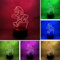 BIRBANN Super Ma-rio Lampe, Mario 3D LED Beleuchtung Lampe, Smart Touch 7 Farben Kinder Super Ma-rio Nachtlicht, Jungen Mädchen Schlafzimmer Dekorative Nachtlichter