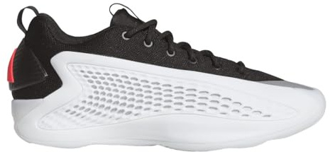 adidas Men's Anthony Edwards 1 Basketball Shoes, White, 10.5 UK