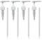 Lot de 4 pompes de dosage, pompe à sirop, distributeur de shampoing, pompe doseuse de 1 l de sirop