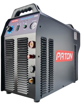PATON StandardCUT-100-400V Plasma Cutter with Built in Compressor Cutting up to 35mm Steel Cutting Machine 400V / 100A Plasma Cutting Machine for Steel Non Touch Pilot arc Alloy Cutting Equipment