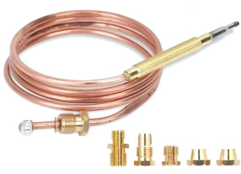 Universal Gas Fireplace Thermocouple Stove Kit with Adaptors