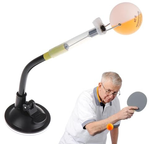 -Pong -Trainerroboter | Fixed Rapid Rebound Pong Ball Machine Mit Sauger -Clip - Stabiles Tischtenniszubehör Für Training, Streicheln, Tischtennis Jederzeit Und ÜÜbung, Kinder Und Erwachsene