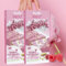 Lot de 2 Tablettes Sweet Angel Hair – Chocolat blanc framboise fourré barbe à papa & crème de pistache – 2 x 170 g