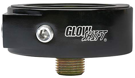 GlowShift Oil Filter Sandwich Plate Thread Adapter - 3/4-16 Thread - Install up to (4) 1/8-27 NPT Oil Pressure & Temperature Sensors - Includes O-Ring & Port Plugs