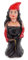 Gartenzwerg Domina aus bruchfestem PVC Zwerg Made in Germany Figur