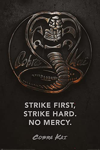 1art1 Cobra Kai Poster Metal Plakat | Bild 91x61 cm