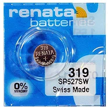 Renata 319 SR527SW Knopfzelle Uhrenbatterie Swiss 1,55 V - 10 Stück