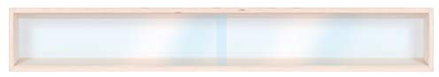 Alsino V-120.1A Vitrine Spur HO & N Regal H0 120 cm 1 Fach mit Nuten