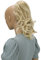 CAISHA 35cm Haarteil Helena Zopf Haarverlängerung mit Butterflyklammer Voluminös Gewellt Blond Mix H91