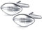 HONEY BEAR Herren Manschettenknöpfe Cufflink Rugby Edelstahl 1 Paar,MEHRWEG