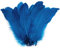 maDDma 20 Enten-Federn 15-21cm Bastelfedern Federn f. Basteln Dekoration Hüte Kostüme, Farbe:blau