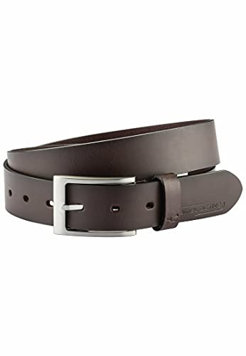 camel active hochwertiger Ledergürtel für Herren kürzbar 3,2 cm breit in Schwarz, Braun, Dunkelbraun und Blau | Kürzbarer Anzuggürtel 3.2cm breit in Schwarz, Braun und Dunkelbraun für Alltag und Freizeit