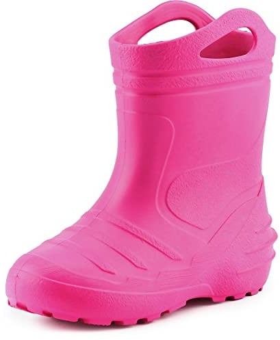 Ladeheid Gummistiefel Kinder federleichte Eva Regenstiefel für Mädchen und Jungen Thermo Gummistiefel gefüttert KL051