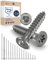 100x Vis à bois tête fraisée en Acier inoxydable Torx V2A vis inox 5x100 pour panneaux d'aggloméré Bois Filetage partiel 5mm fort 100mm long 100 pièce en acier A2